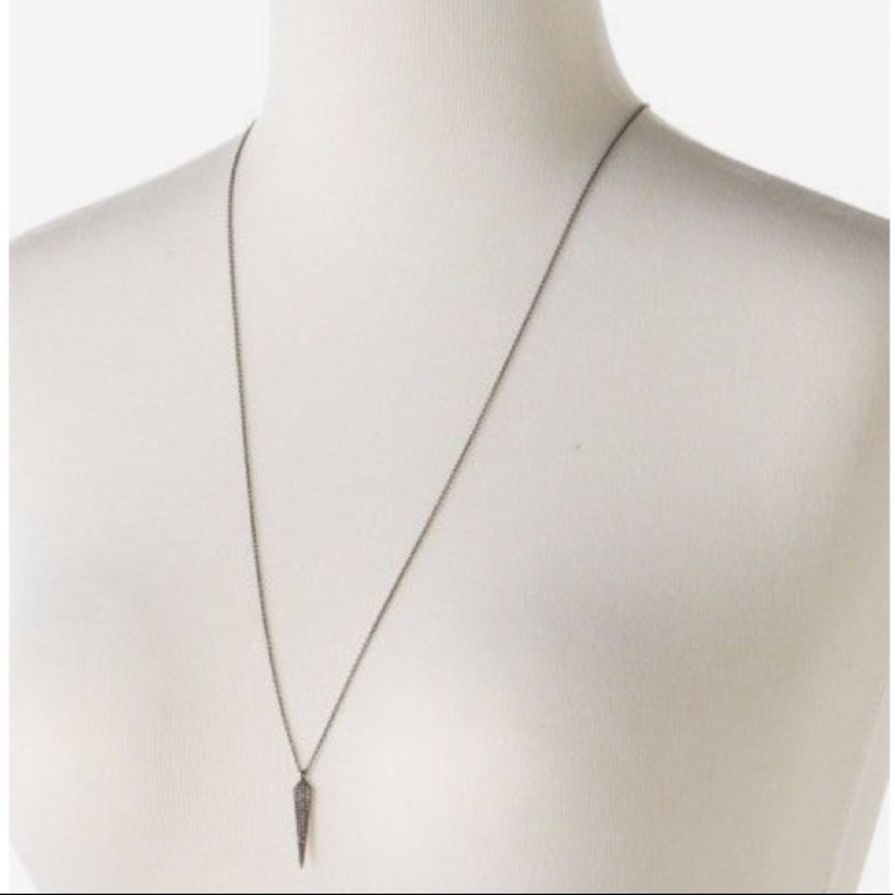 Stella & Dot | Gunmetal Hematite Black Pavé Versatile 3-in-1 Necklace Re… - Picture 4 of 13